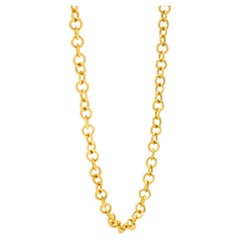 24” 20k Gold Handmade Thick Chain Necklace