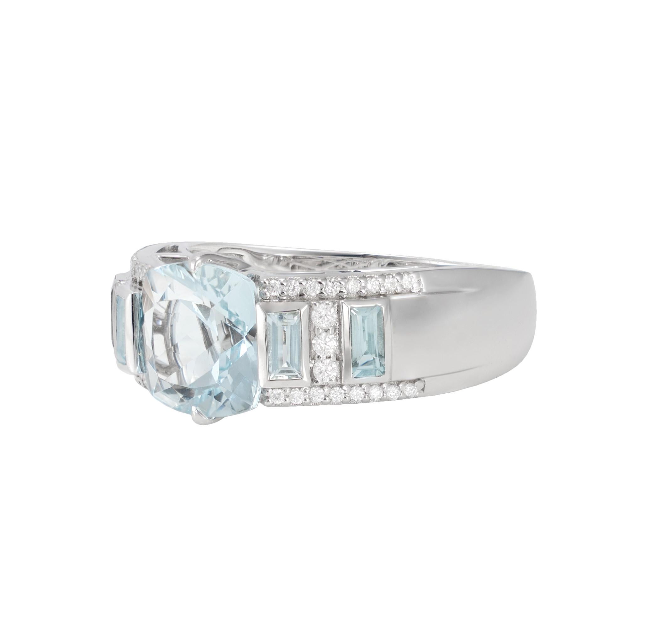 mens aquamarine wedding band