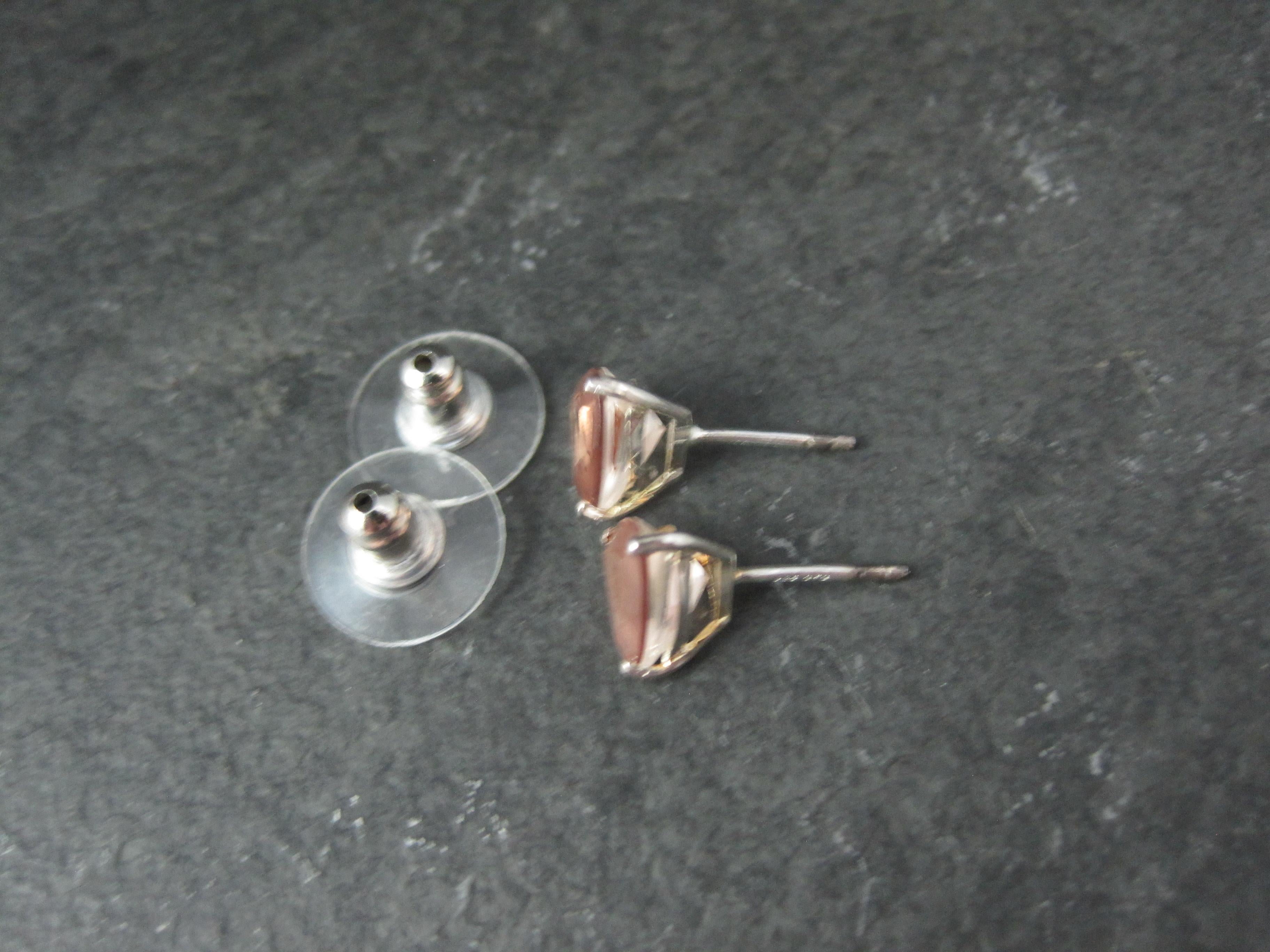 Orecchini con perno in morganite da 2,6 carati A. Silver In condizioni Nuovo in vendita a Webster, SD