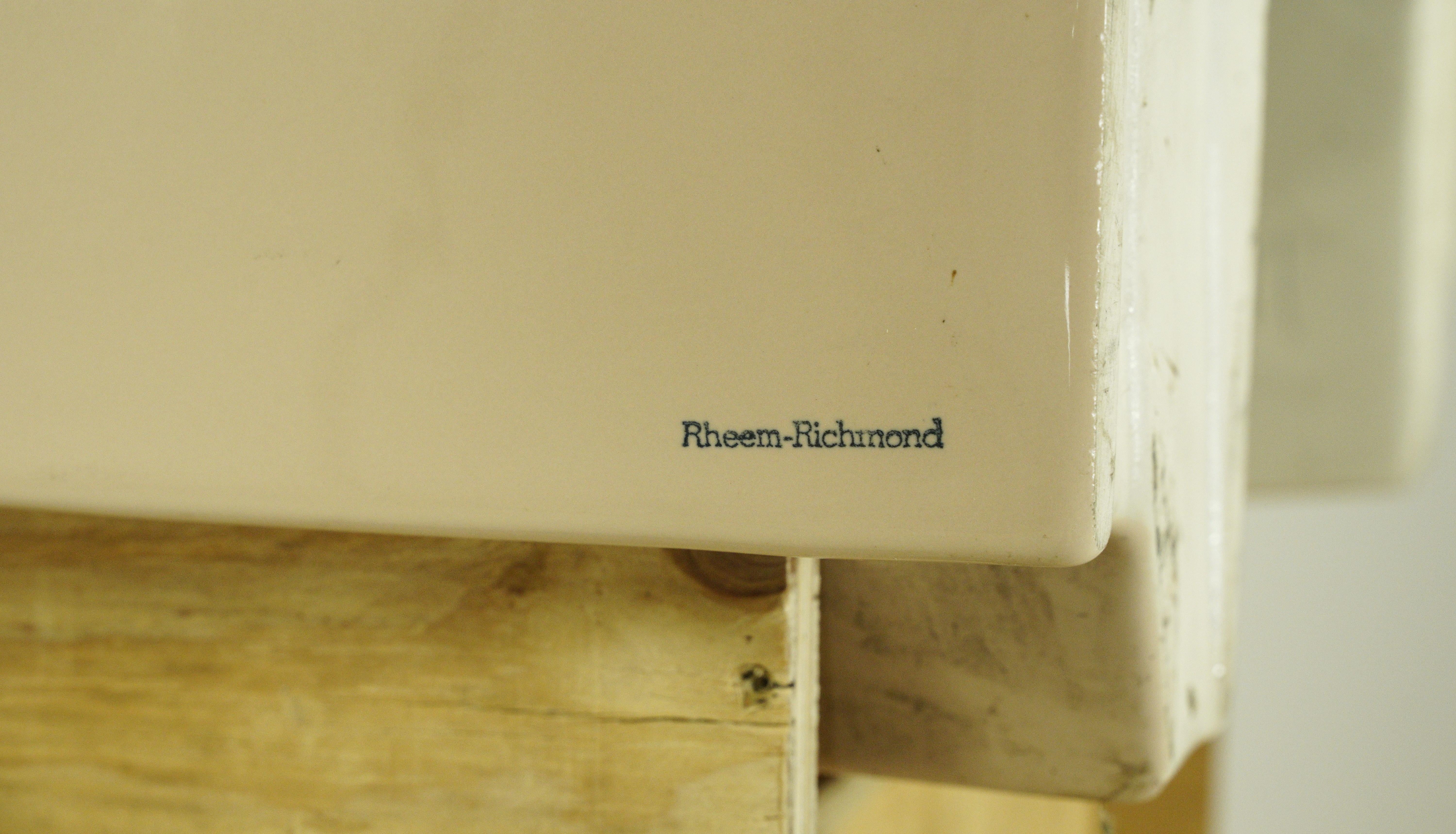 26 in. Tan Ceramic Rheem Richmond Wall Sink For Sale 1