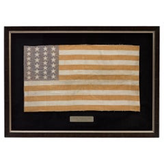 26-Star Printed American Flag, Celebrating Michigan Statehood, 1837-1845