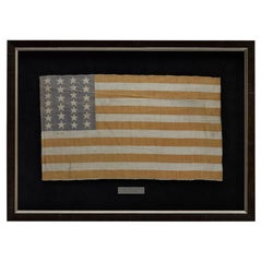 Antique 26-Star Printed American Flag