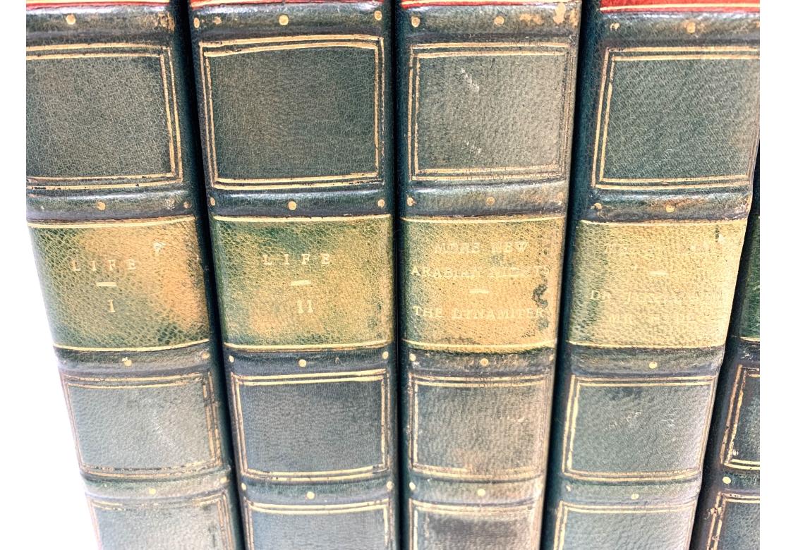 26 Vol. Leatherbound Complete Set-The Novels And Tales Of Robert Louis Stevenson For Sale 4