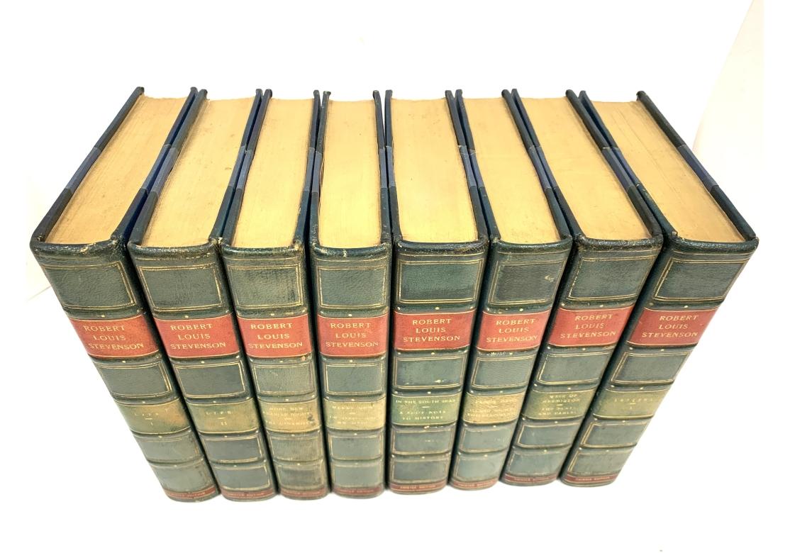 American 26 Vol. Leatherbound Complete Set-The Novels And Tales Of Robert Louis Stevenson For Sale