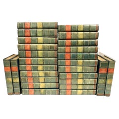 Antique 26 Vol. Leatherbound Complete Set-The Novels And Tales Of Robert Louis Stevenson