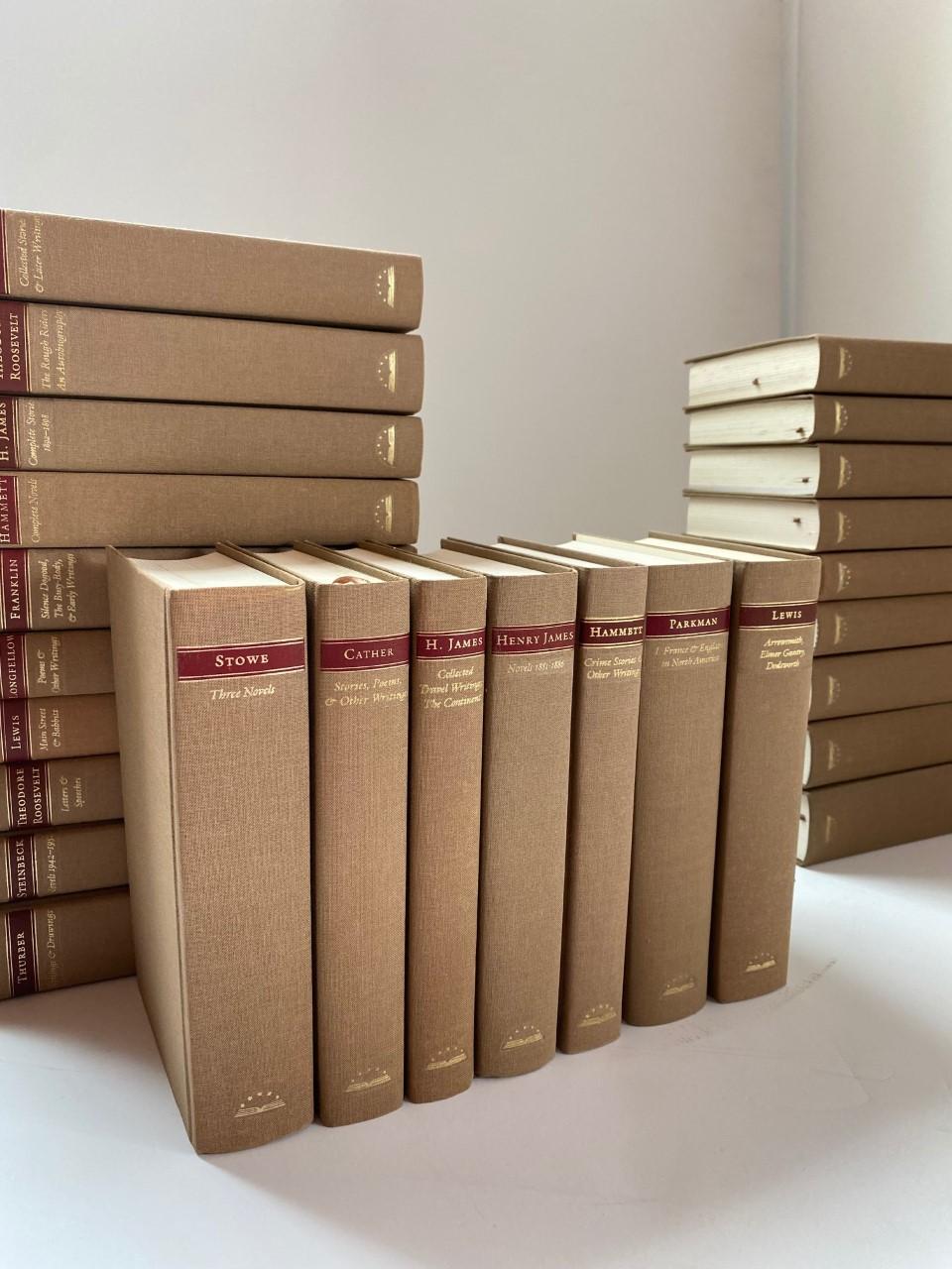 Linen 26 Volumes, the Library of America 1996 Collection of Classics