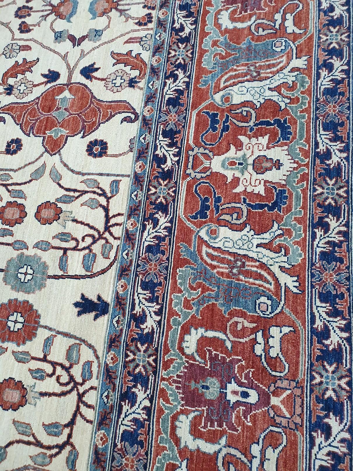 26 x 18 ft Palace Size Rug in Style of Farahan hand knotted 800 x 550 cm 1