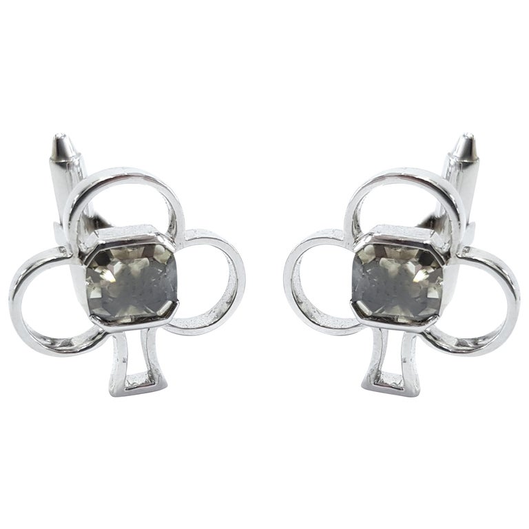 Boutons De Manchette En Argent Sterling Avec Saphir Rouge - Design Unique - Cadeau élégant