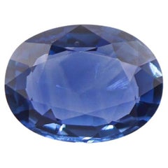 2.60 Carat Blue Sapphire Loose Gemstone Oval 8x6mm