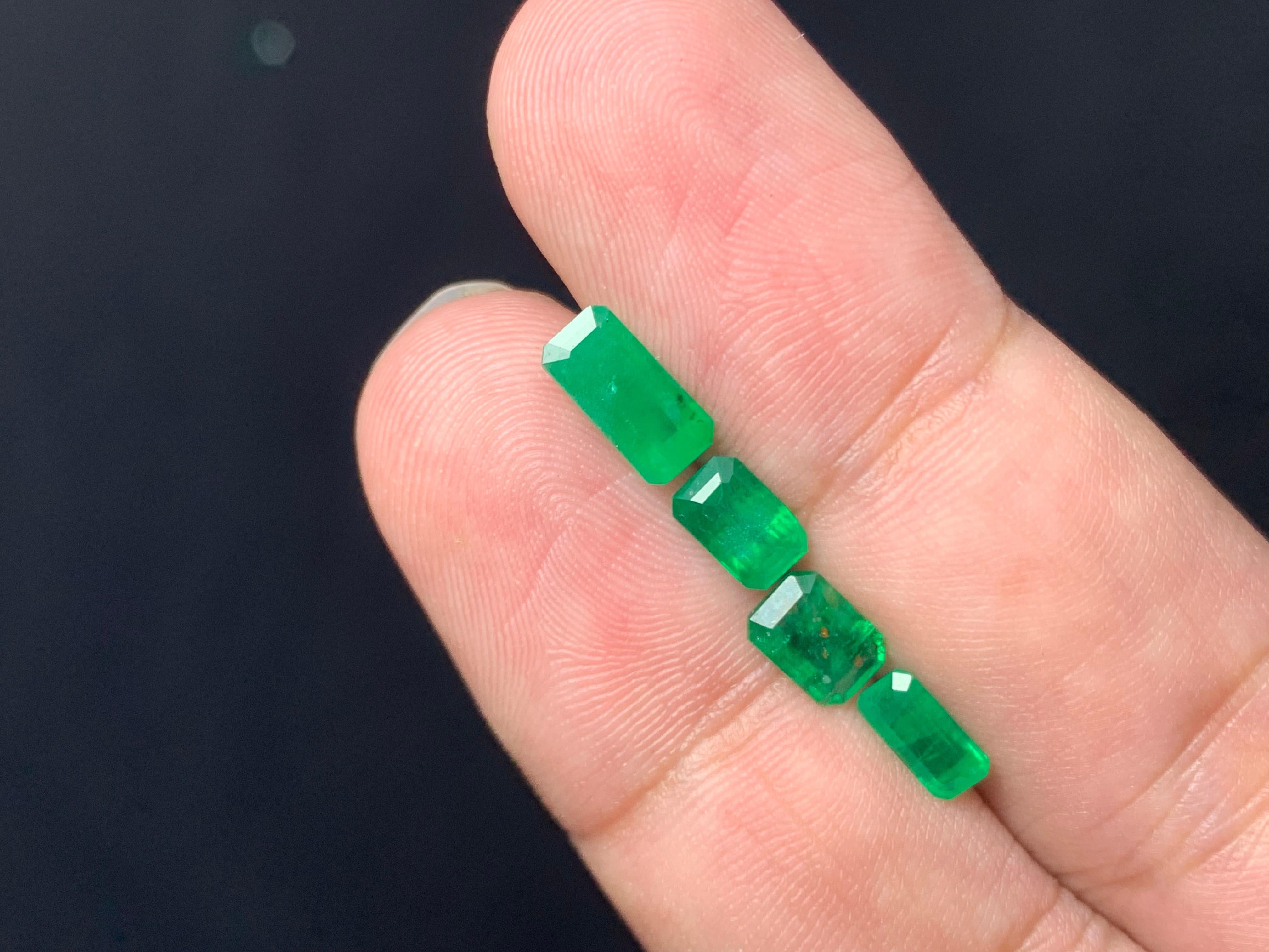 Loose Emerald
Weight: 2.60 Carats
Sizes: 0.55 to 0.85 Carat
Origin: Swat Pakistan
Shape: Emerald 
Color: Green
Treatment: Non
Certificate: On Demand

The Swat Emerald, also known as the Mingora Emerald, is a rare and highly prized gemstone