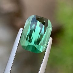 2.60 Carat Natural Loose Green Lagoon Shade Tourmaline Gem For Jewellery Making