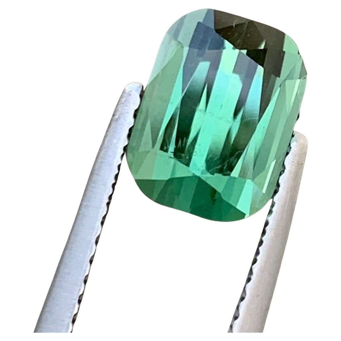 2.60 Carat Natural Loose Green Lagoon Shade Tourmaline Gem For Jewellery Making  For Sale