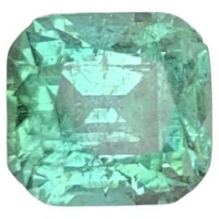 2,60 quilates Piedra turmalina verde claro talla cojín Piedra preciosa afgana