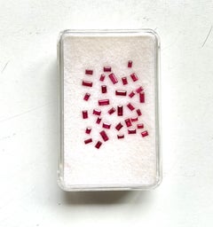 2.60 Carats Mozambique Ruby Top Quality Princess Cut stone No Heat Natural Gem