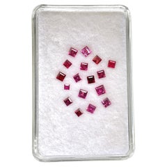 2.60 Carats Mozambique Ruby Top Quality Princess Cut stone No Heat Natural Gem