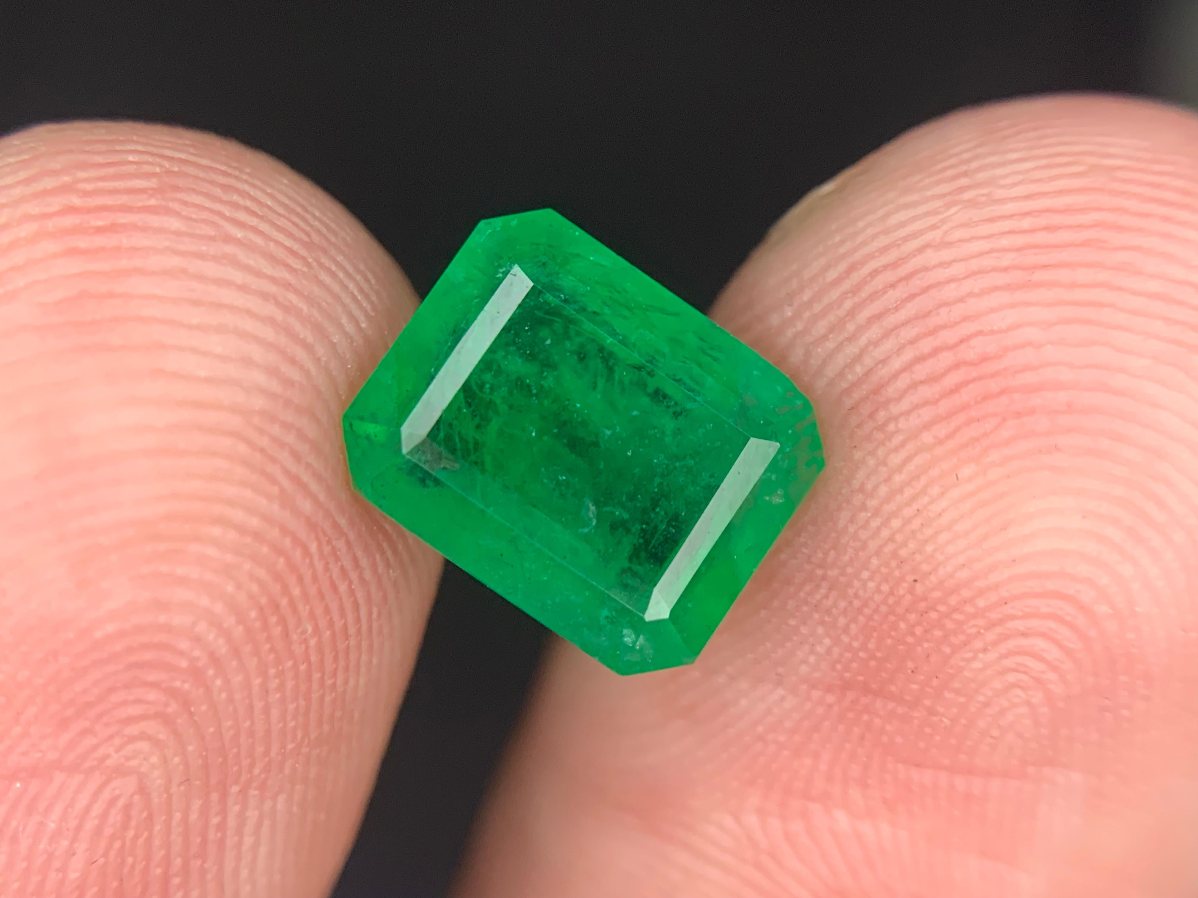 2,60 Karat Natürlicher Smaragd Lose Edelstein aus Swat Mine (Arts and Crafts) im Angebot