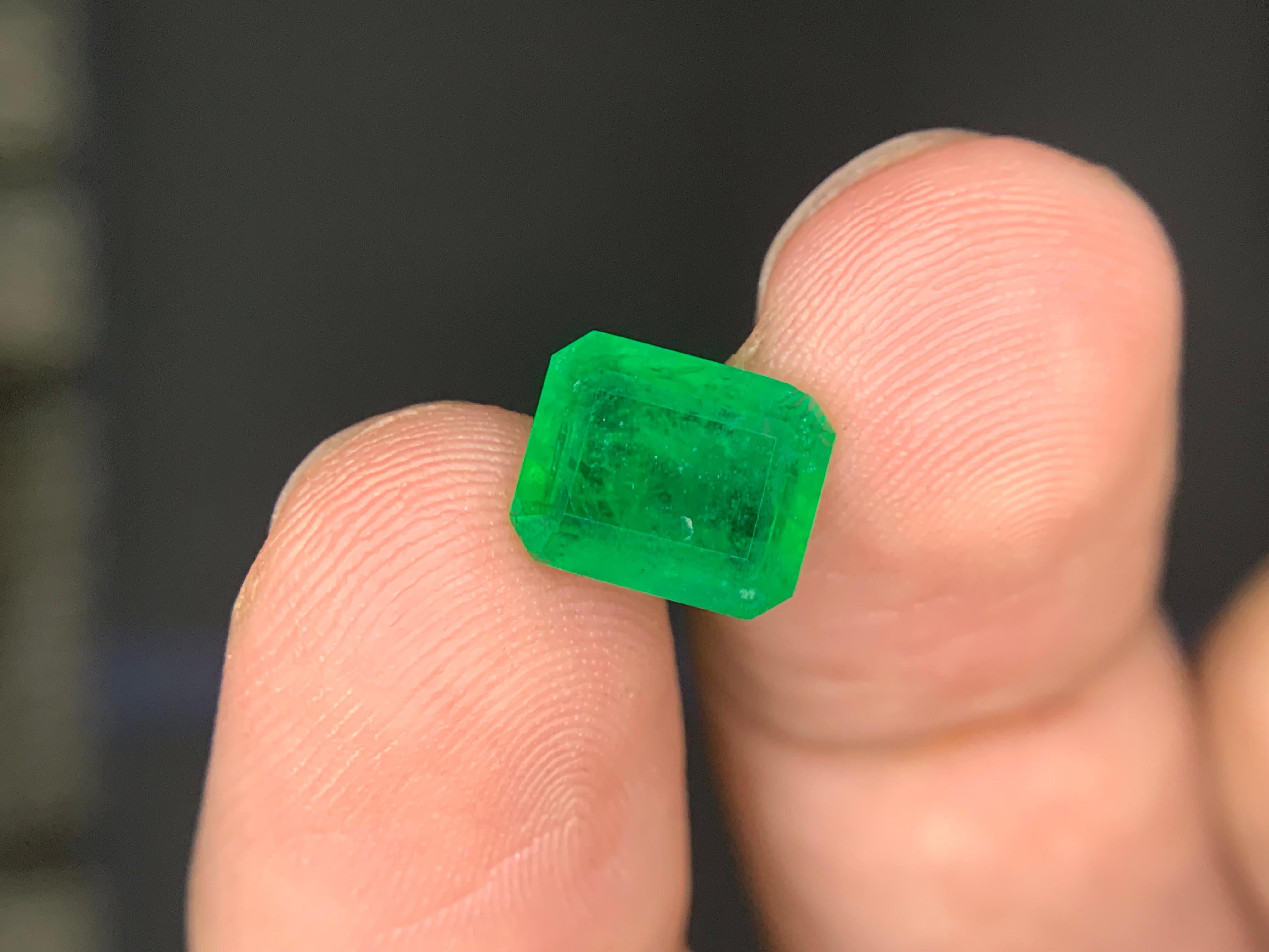 2,60 Karat Natürlicher Smaragd Lose Edelstein aus Swat Mine im Zustand „Neu“ im Angebot in Brisbane, AU