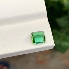 2.60 Carats Natural Loose Mintgreen Tourmaline Emerald Shape Gem