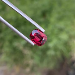 2.60 Carats Natural Loose Rhodolite Garnet Cushion Shape Gem For Jewellery