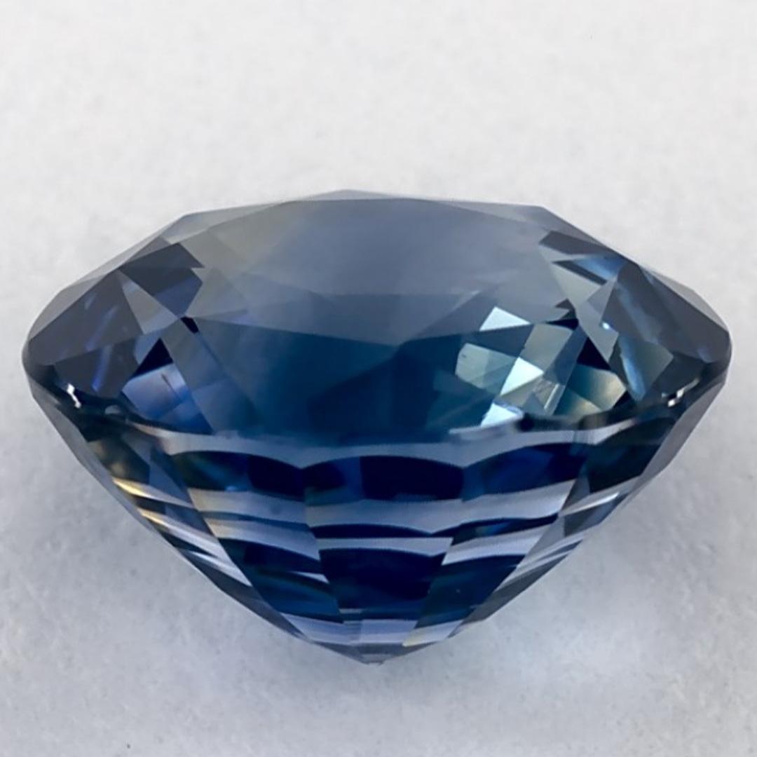2.60 Ct Blue Sapphire Round Loose Gemstone (pierre précieuse en vrac) Neuf - En vente à Fort Lee, NJ