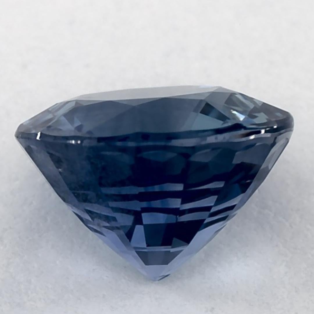 2.60 Karat Blauer runder Saphir, loser Edelstein im Zustand „Neu“ im Angebot in Fort Lee, NJ