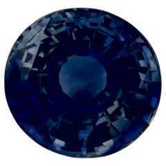 2.60 Ct Blue Sapphire Round Loose Gemstone