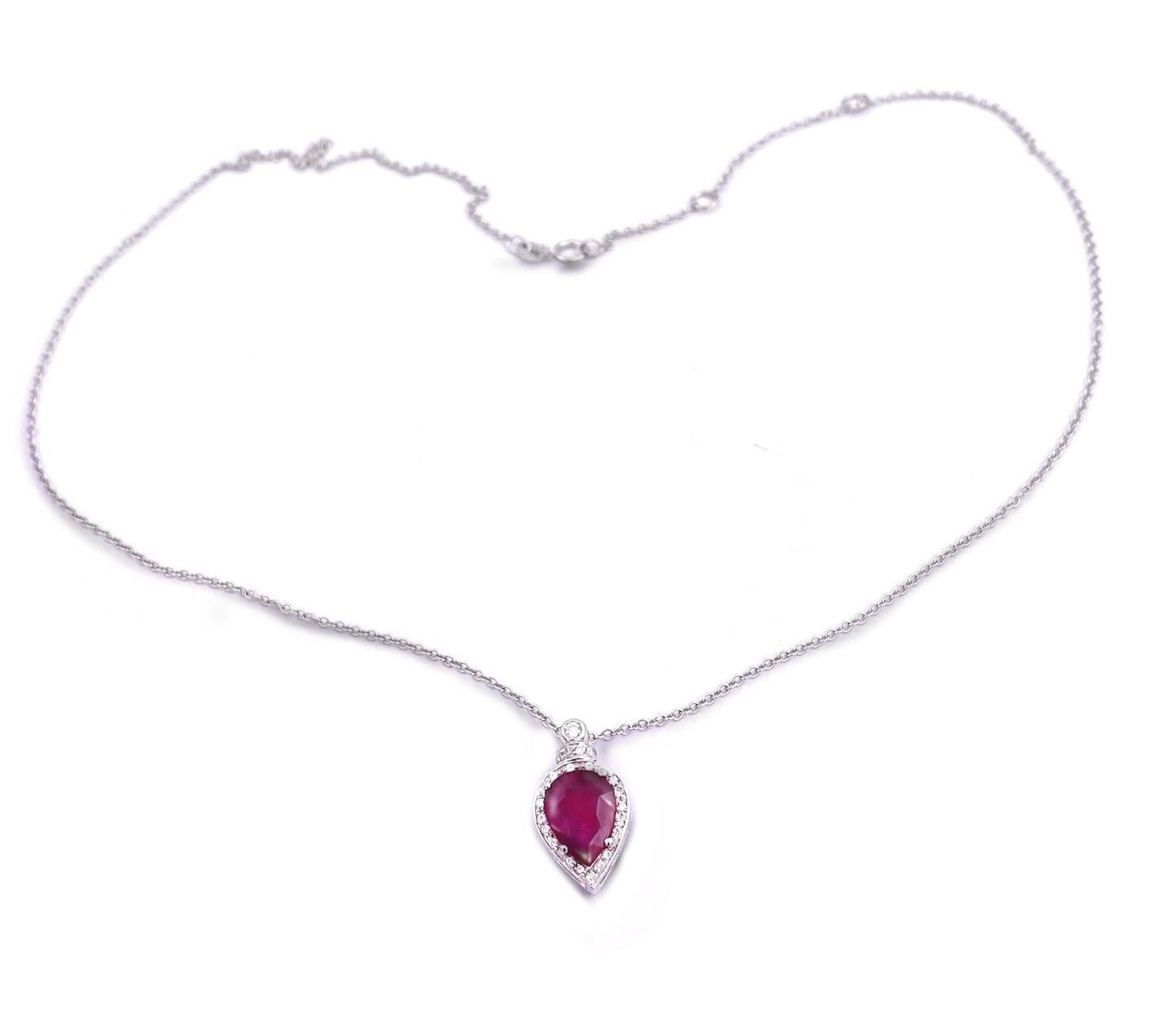 heart of the kingdom ruby necklace