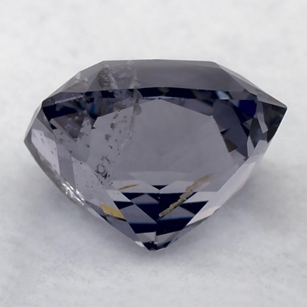 Women's or Men's 2.61 Ct Blue Sapphire Octagon Cut Loose Gemstone For Sale