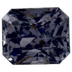Pierre précieuse taille octogonale saphir bleu 2.61 carat