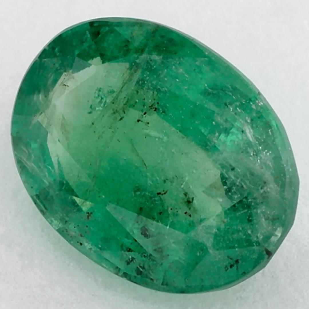 2.61 Karat Smaragd Oval Loser Edelstein (Ovalschliff) im Angebot