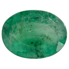 Gema suelta ovalada esmeralda de 2.61 qt
