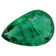 2.61 Ct Emerald Pear Loose Gemstone