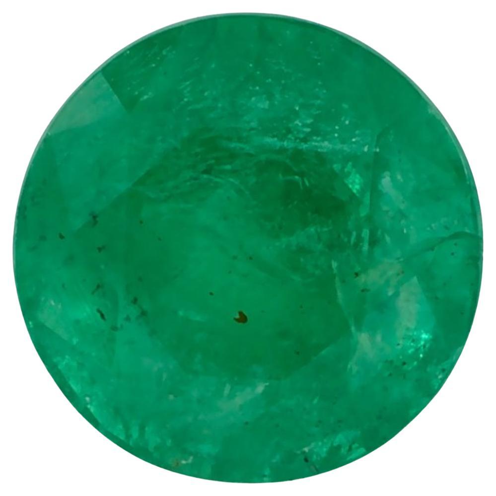 2.61 Ct Emerald Round Loose Gemstone For Sale