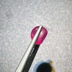 2.61 Ct GIT Certificate Unheated star ruby Burma gemstone Red color No heat