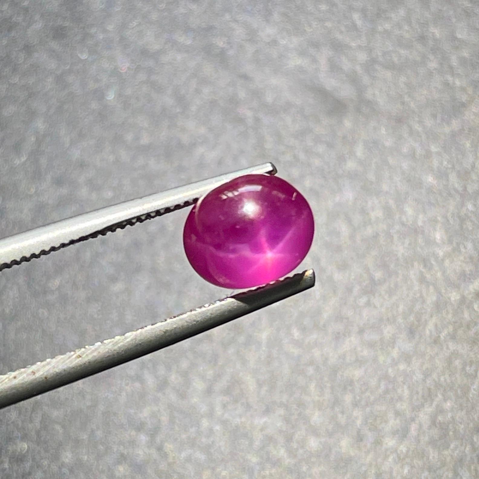 2,61 Ct Certificato GIT Rubino naturale della Birmania gemma rossa colore occhi puliti In condizioni Nuovo in vendita a bangkok, TH