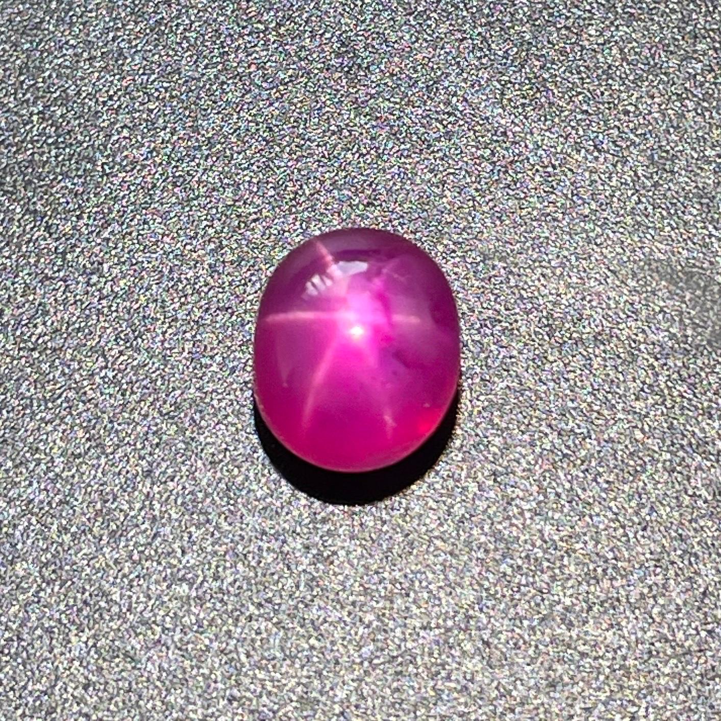 2,61 Ct Certificato GIT Rubino naturale della Birmania gemma rossa colore occhi puliti in vendita 4