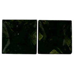 2.61 Ct Green Sapphire Asscher Loose Gemstone