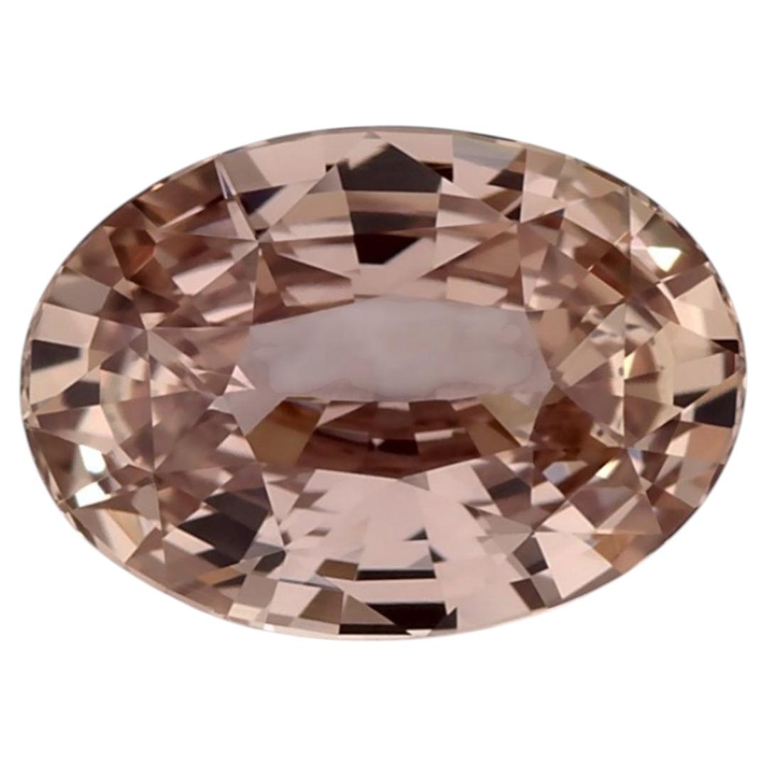 2.61 Ct Pink Sapphire Oval Loose Gemstone For Sale