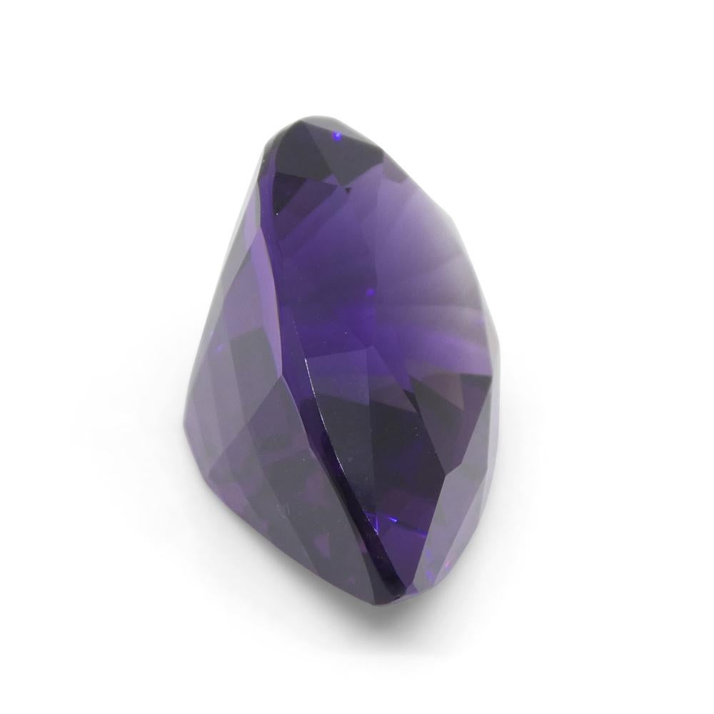 26.11ct Pear Purple Amethyst from Uruguay For Sale 7