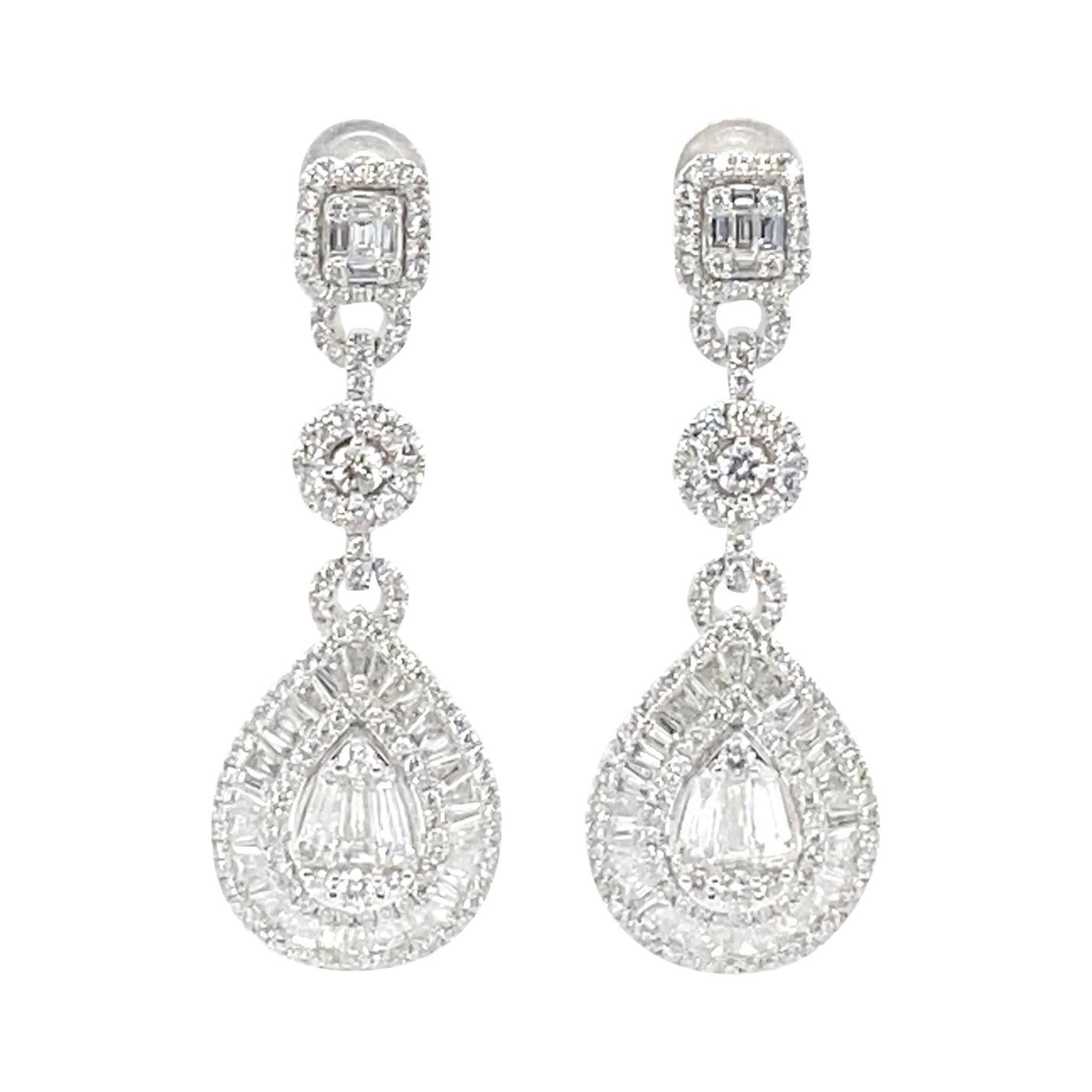5 Carat Diamond Earrings at 1stDibs