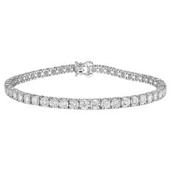 2.62 Carat Tennis Bracelet in 14 Karat White Gold