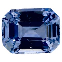 2.62 Ct Blue Sapphire Octagon Loose Gemstone