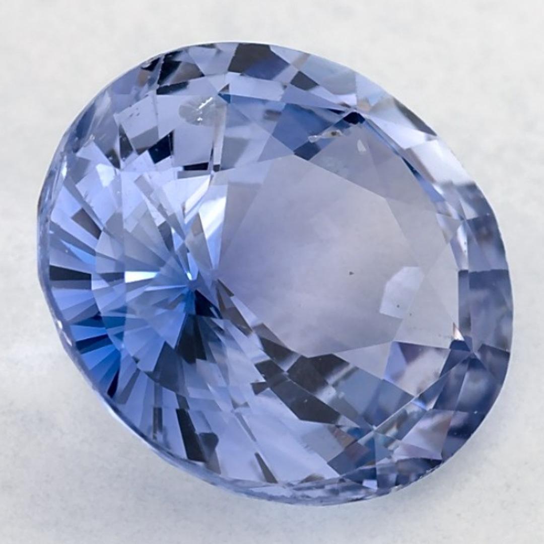 Taille ovale 2.62 Ct Blue Sapphire Oval Loose Gemstone (pierre précieuse en vrac) en vente