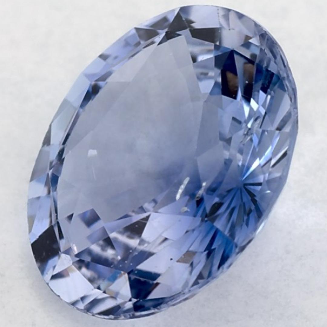 2.62 Ct Blue Sapphire Oval Loose Gemstone (pierre précieuse en vrac) Pour femmes en vente