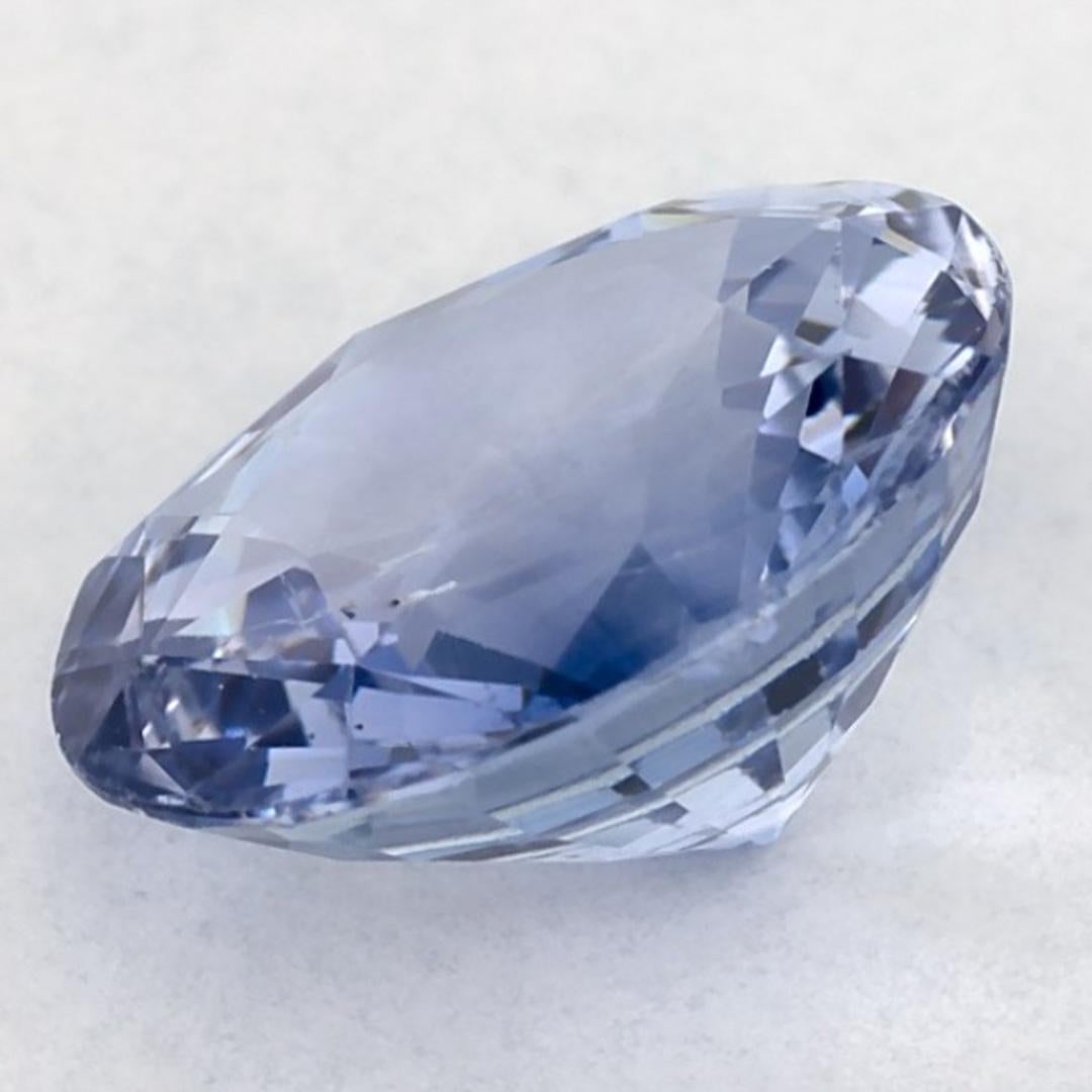 2.62 Ct Blue Sapphire Oval Loose Gemstone (pierre précieuse en vrac) en vente 3