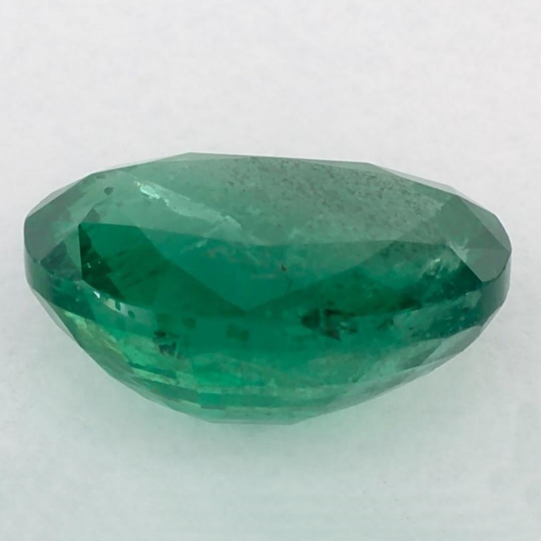 2.62 Karat Smaragd Oval Loser Edelstein im Zustand „Neu“ in Fort Lee, NJ