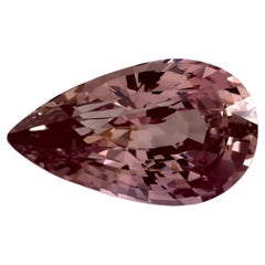 2.62 Ct Pink Sapphire Pear Loose Gemstone