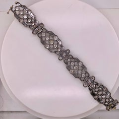 26.21 Karat Diamantarmband aus 14 Karat Weißgold
