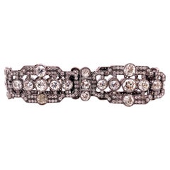 26.21 Carat Diamond Bracelet in 14 Karat White Gold
