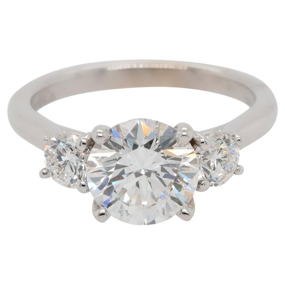 .75 D Color Internally Flawless GIA Reverse Taper Diamond Engagement